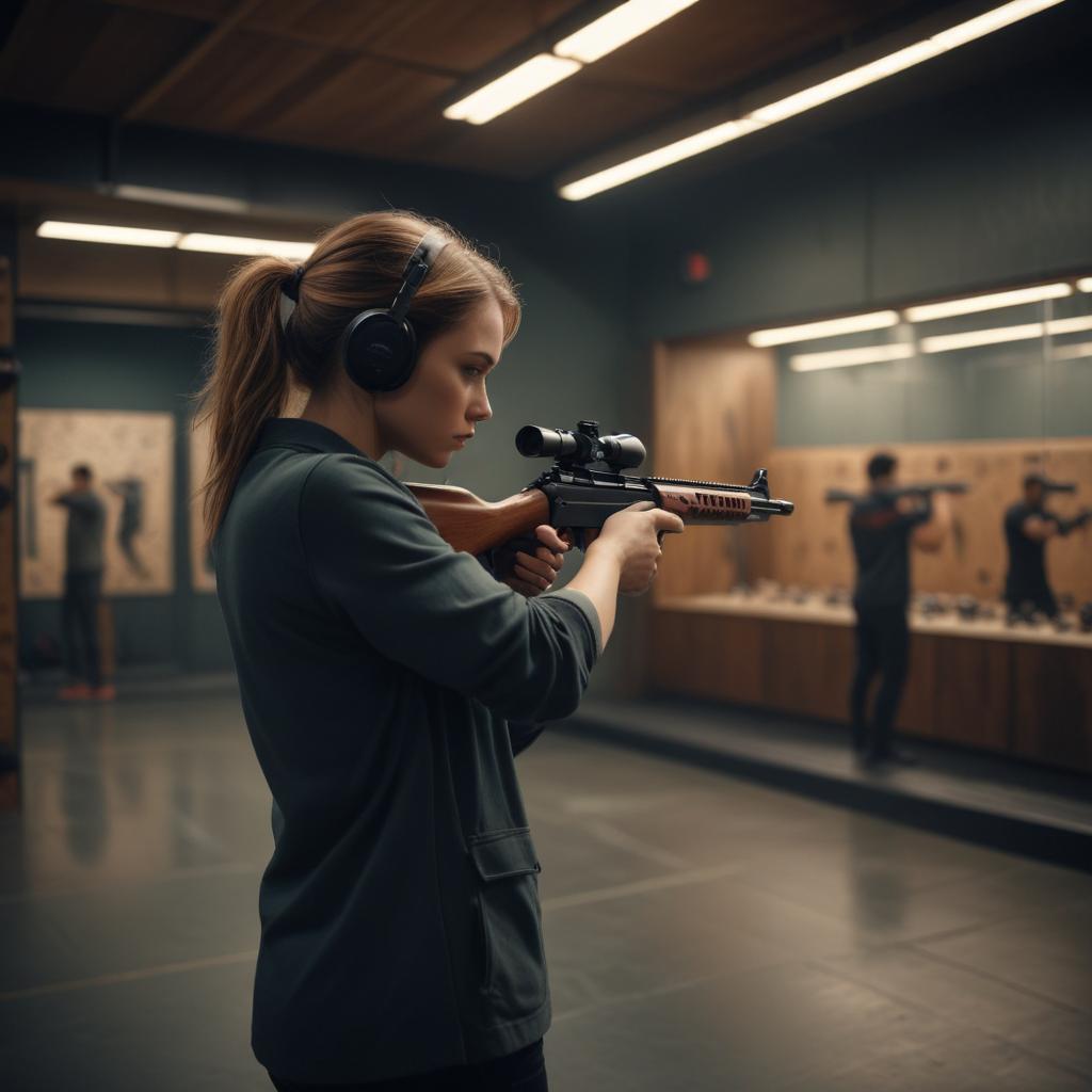 Интерактивный тир для спортивной стрельбы