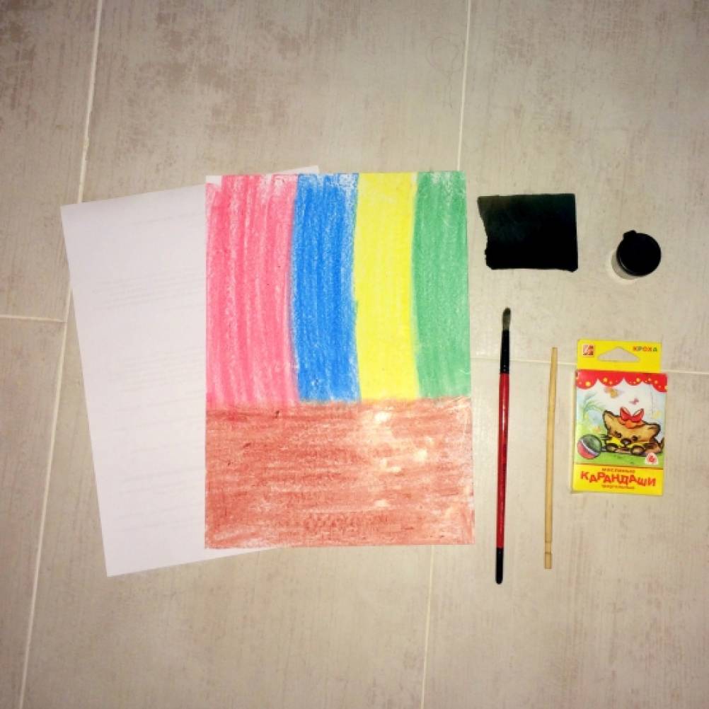 Мастер-класс «Рисование восковыми мелками в технике «сграффито» (5 фото). Воспитателям детских садов, школьным учителям и педагогам.